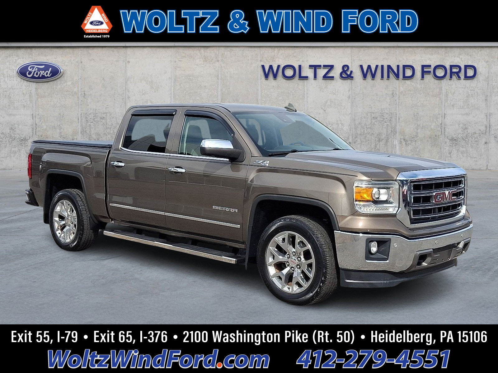 Used 2015 GMC Sierra 1500 SLT w/ SLT Crew Cab Value Package