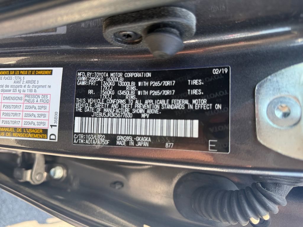 Used 2019 Toyota 4Runner SR5 Premium AWD/4WD image 17