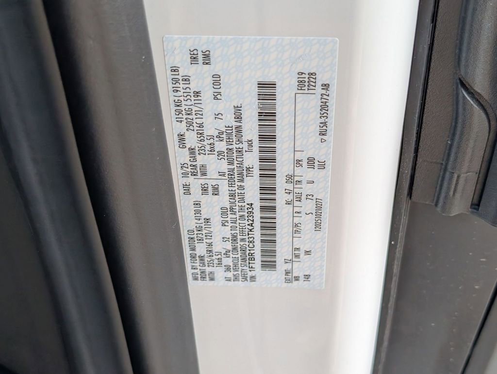 New 2026 Ford Transit 250 148 Medium Roof w/ Load Area Protection Package image 30