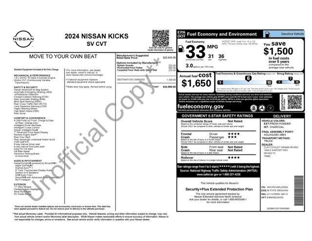 Used 2024 Nissan Kicks SV FWD image 5