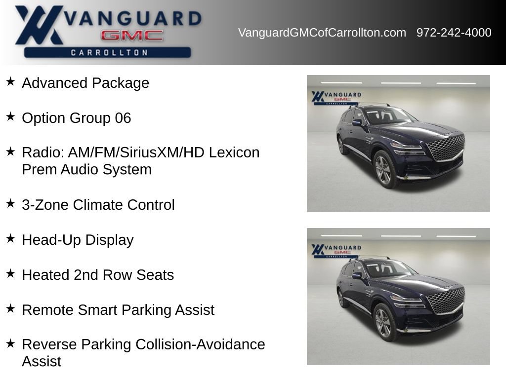 Used 2024 Genesis GV80 3.5T Advanced w/ Advanced Package AWD/4WD image 6