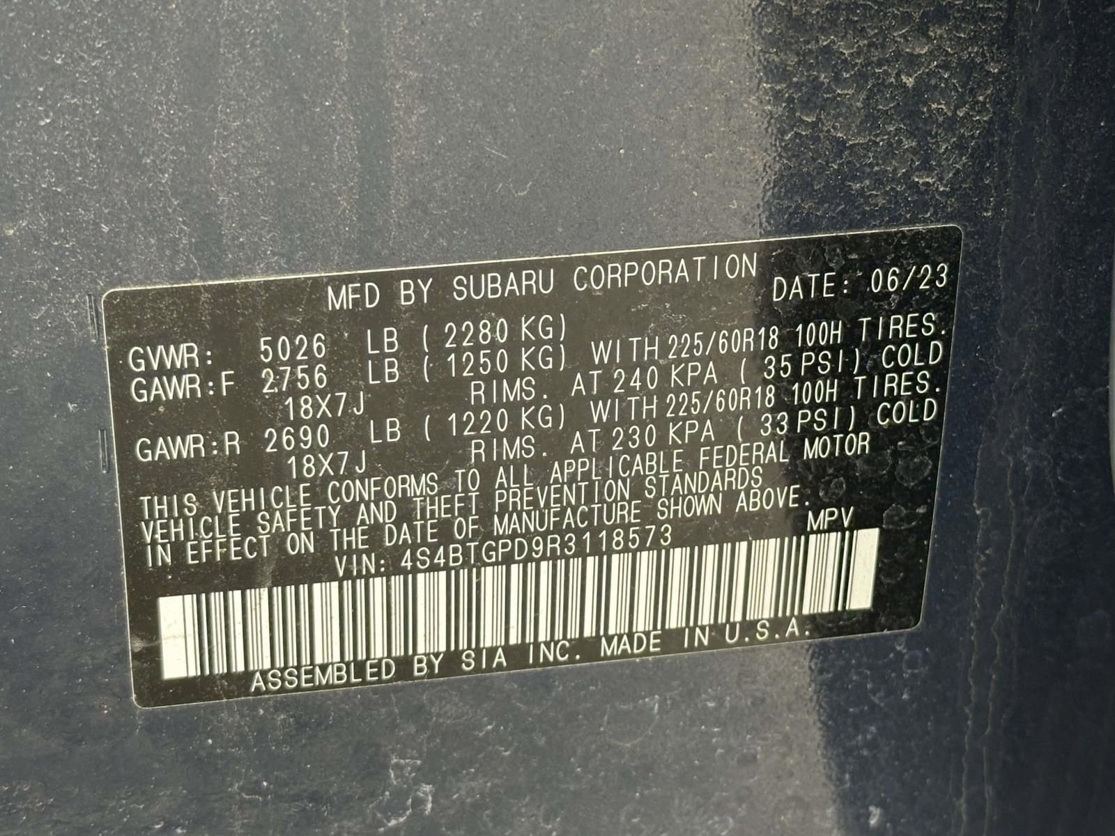 Used 2024 Subaru Outback Touring XT w/ Popular Package #2 image 12