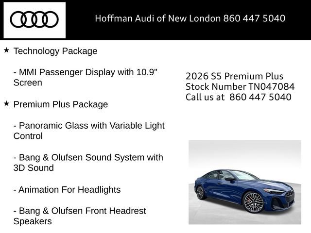 New 2026 Audi S5 Premium Plus AWD/4WD image 18