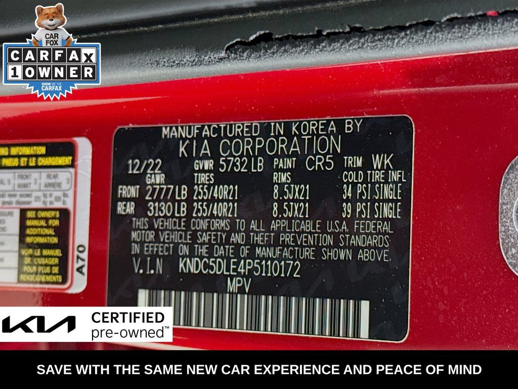 Certified 2023 Kia EV6 GT AWD/4WD image 40