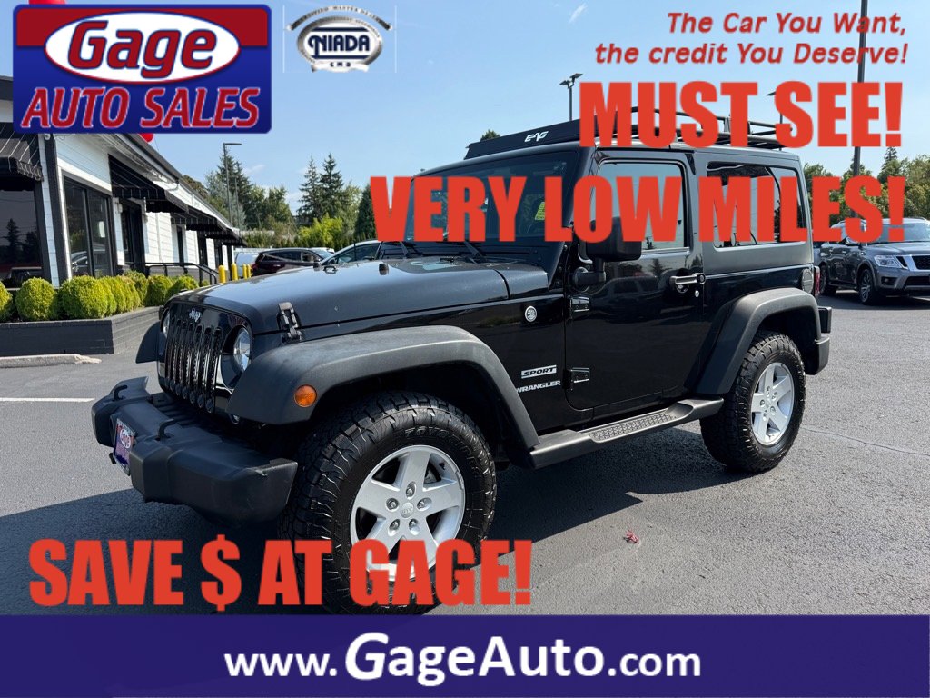 Used 2017 Jeep Wrangler Sport S w/ Quick Order Package 24S