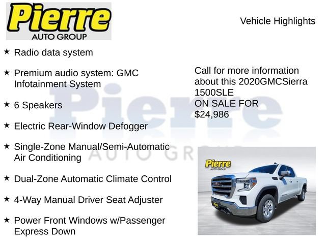 Used 2020 GMC Sierra 1500 SLE w/ SLE Value Package image 12