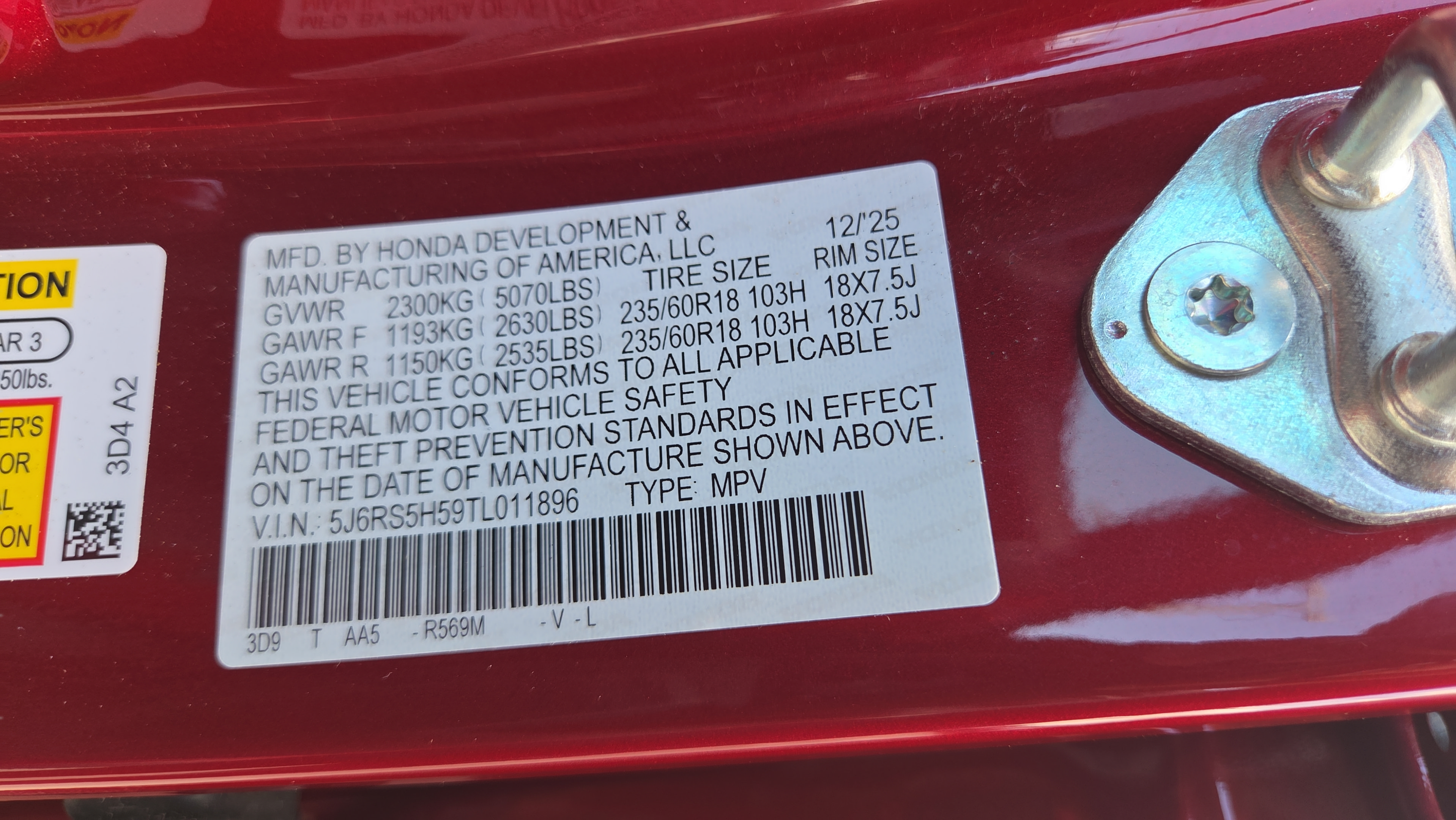 Certified 2026 Honda CR-V Sport image 25