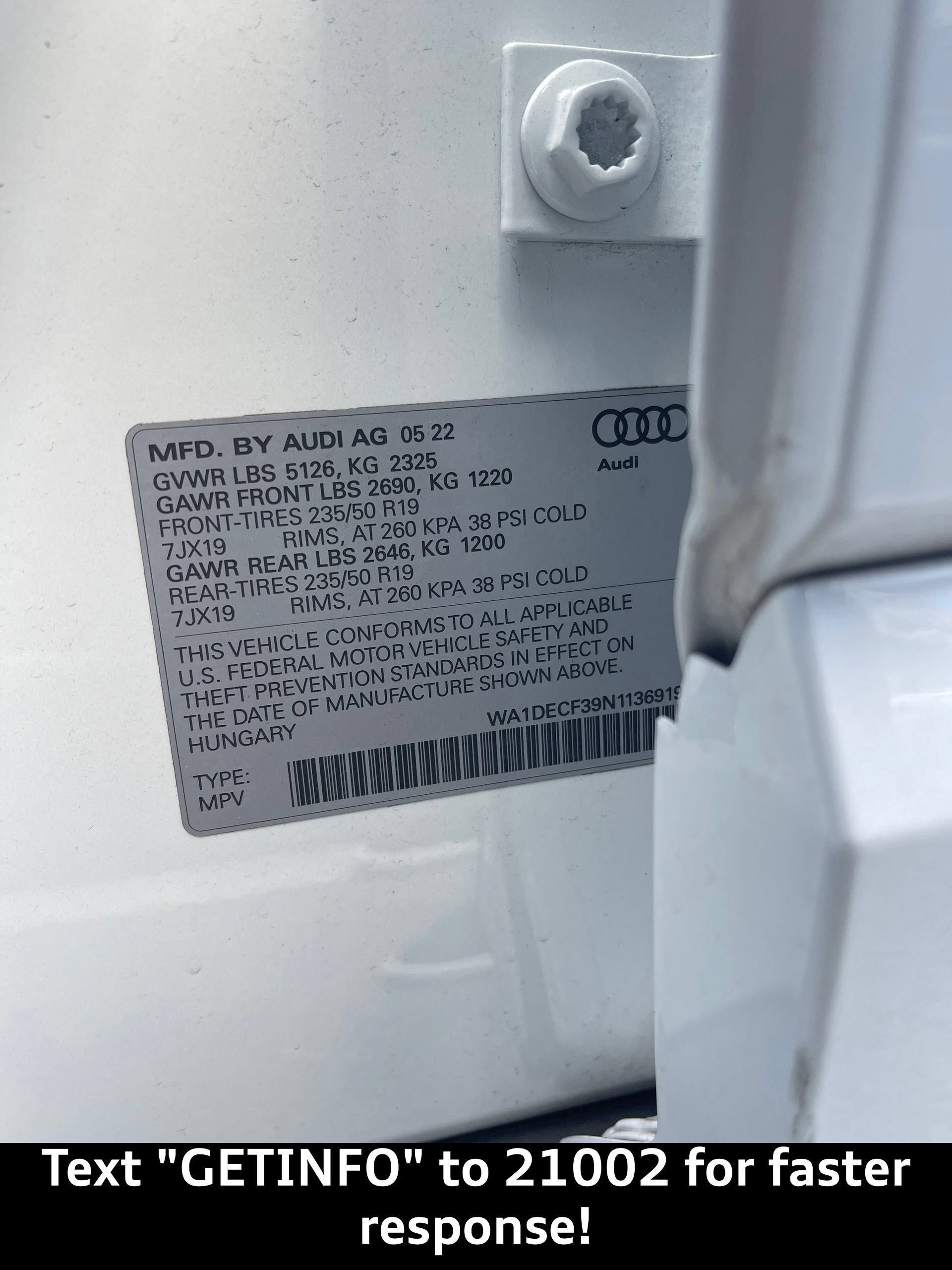 Certified 2022 Audi Q3 2.0T Premium
