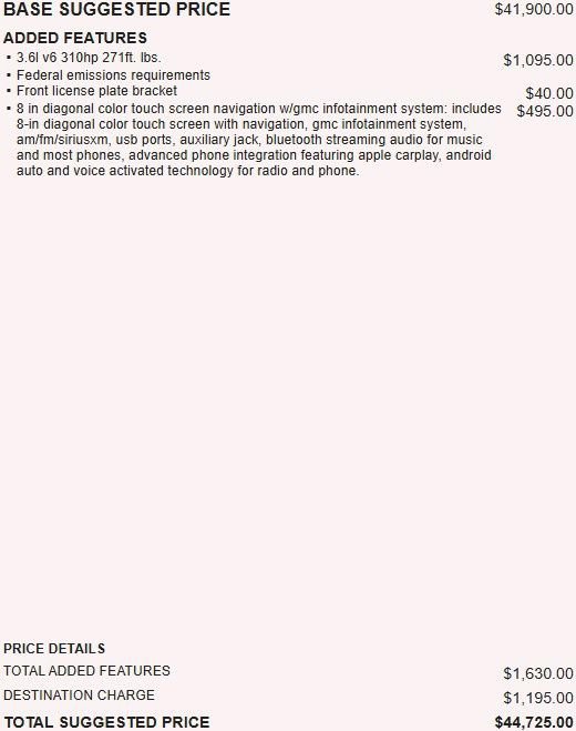 Certified 2019 GMC Acadia SLT FWD image 2