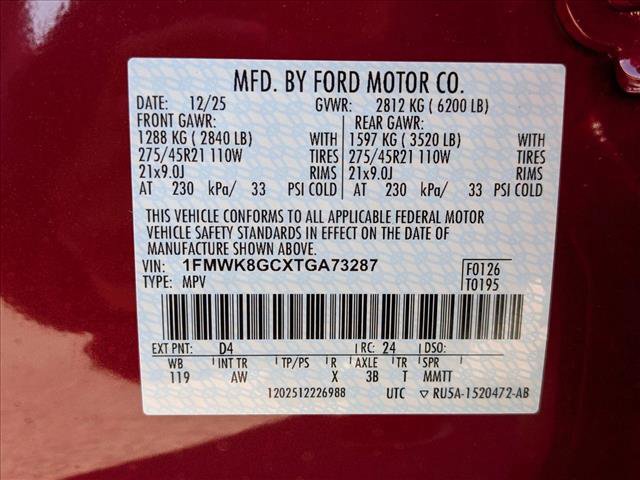 New 2026 Ford Explorer ST w/ Sun And Sound Package image 17