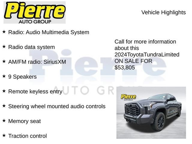 Used 2024 Toyota Tundra Limited w/ TRD Off-Road Package image 7