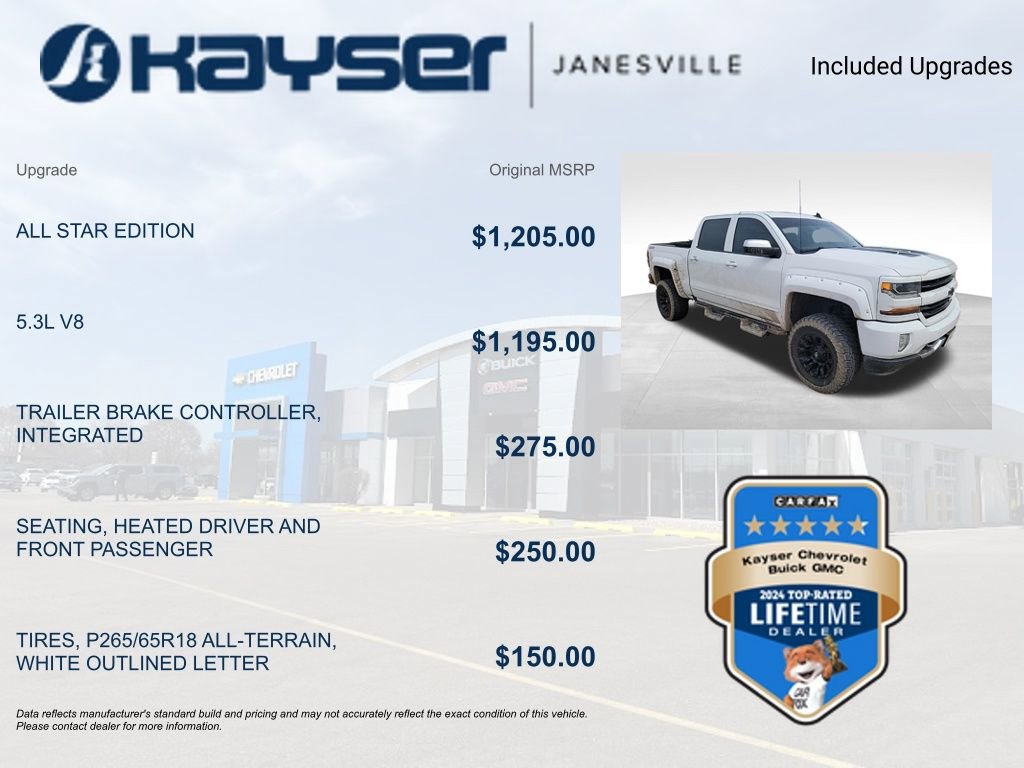 Certified 2017 Chevrolet Silverado 1500 LT w/ All Star Edition image 2