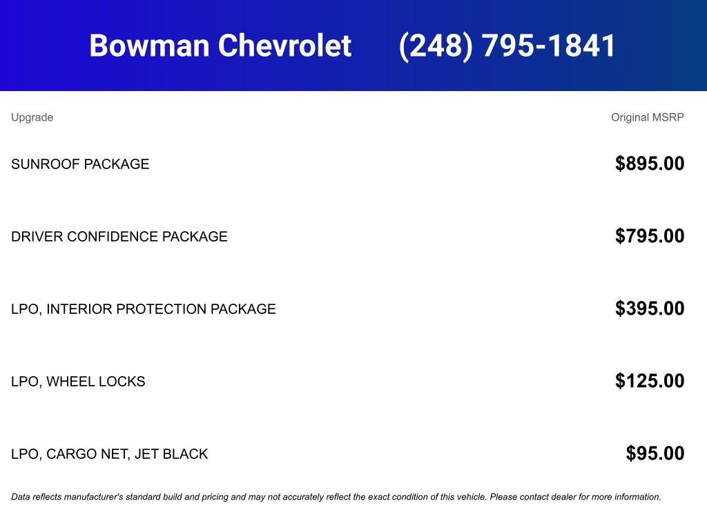 New 2026 Chevrolet Trax RS w/ Sunroof Package image 4