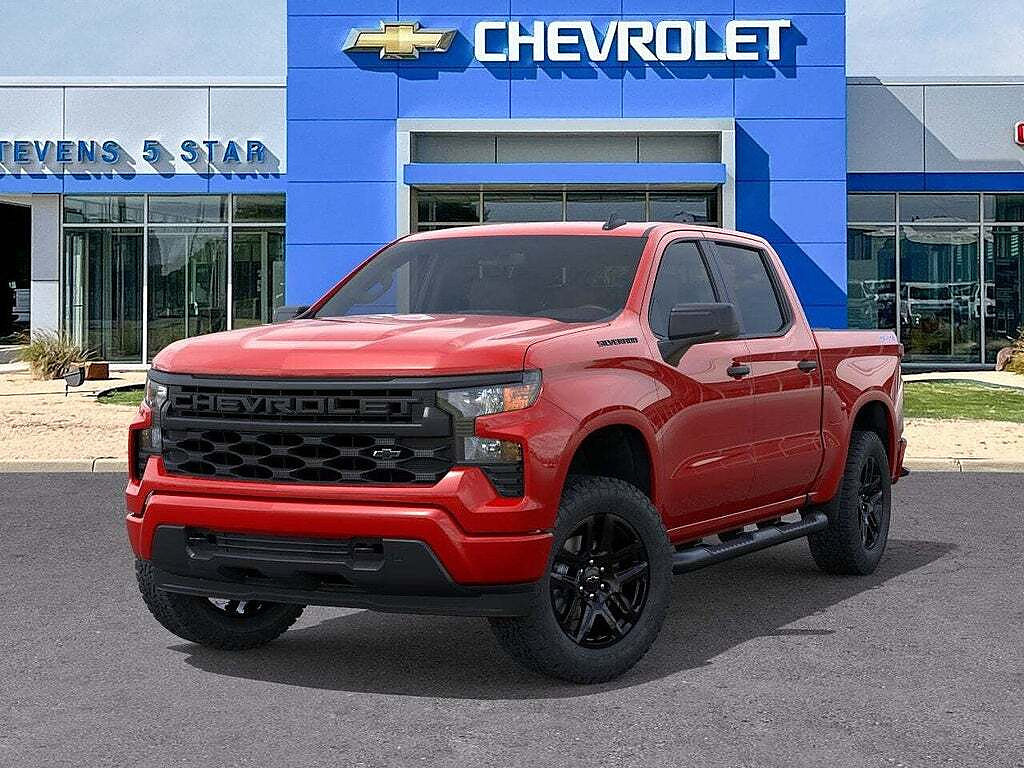 New 2026 Chevrolet Silverado 1500 Custom w/ Turbomax Blackout Package AWD/4WD image 36