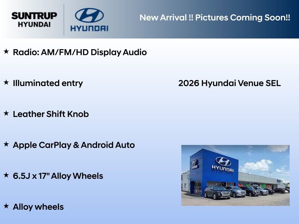 New 2026 Hyundai Venue SEL FWD image 2
