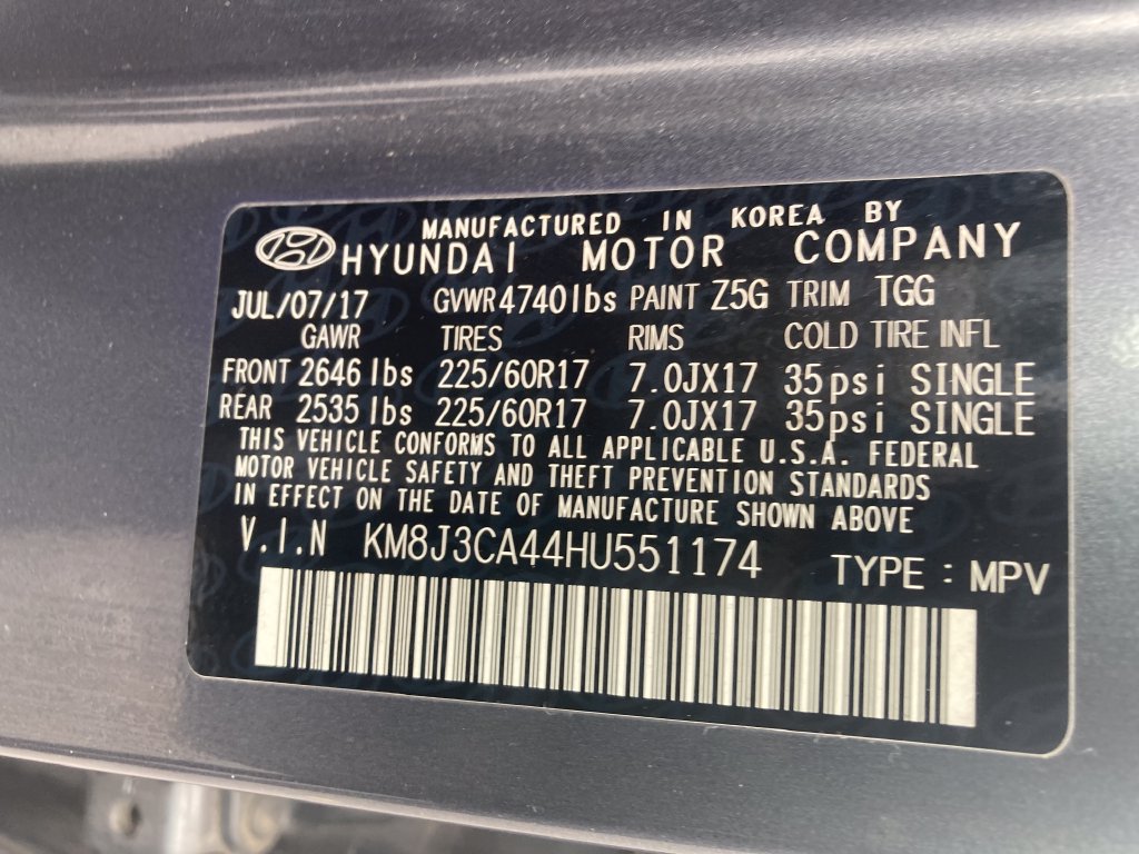 Used 2017 Hyundai Tucson SE w/ SE Popular Package 02 AWD/4WD image 37