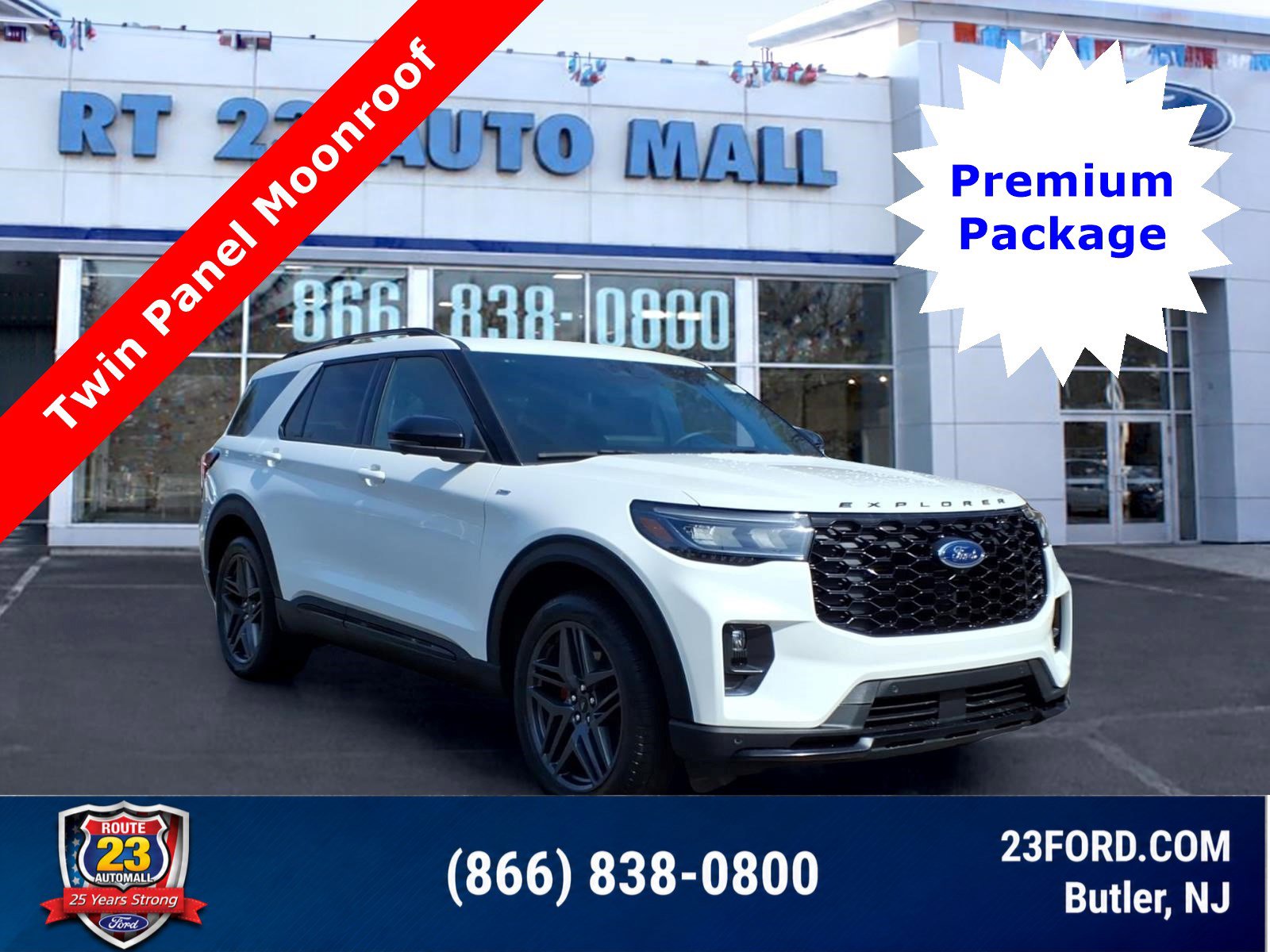 Certified 2025 Ford Explorer ST-Line w/ Premium Package