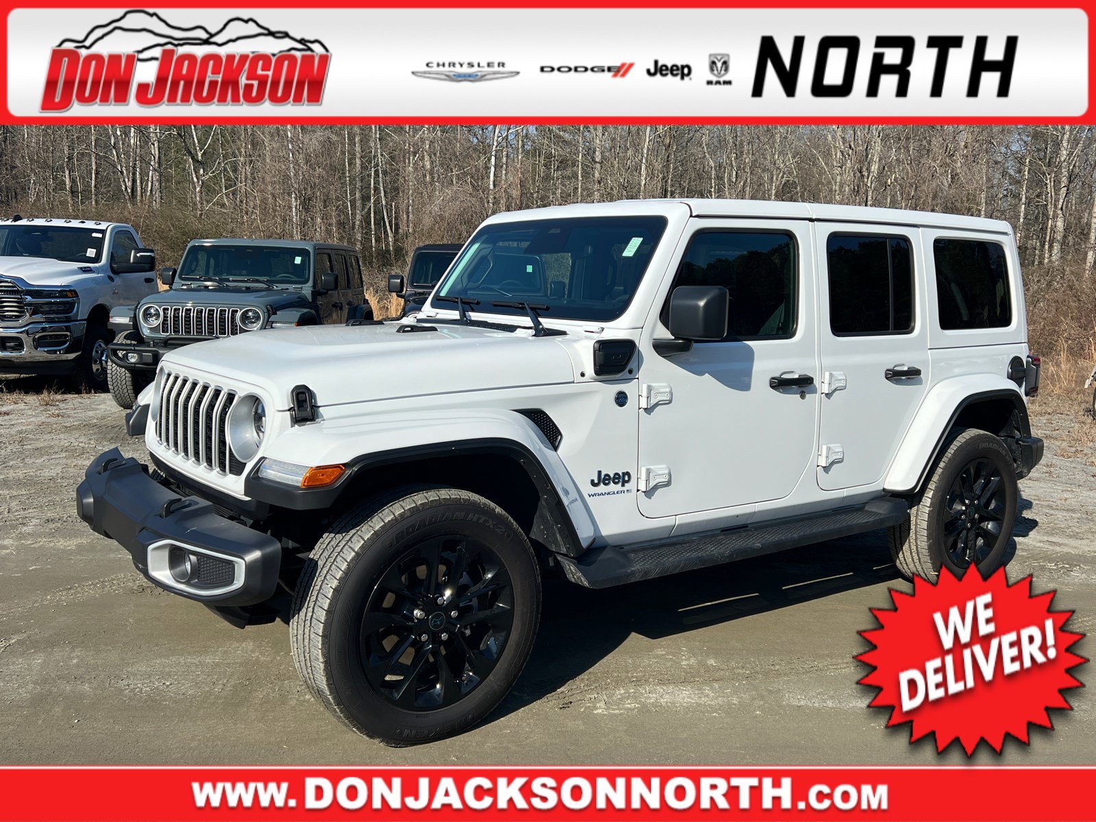 Used 2025 Jeep Wrangler Sahara 4xe image 1