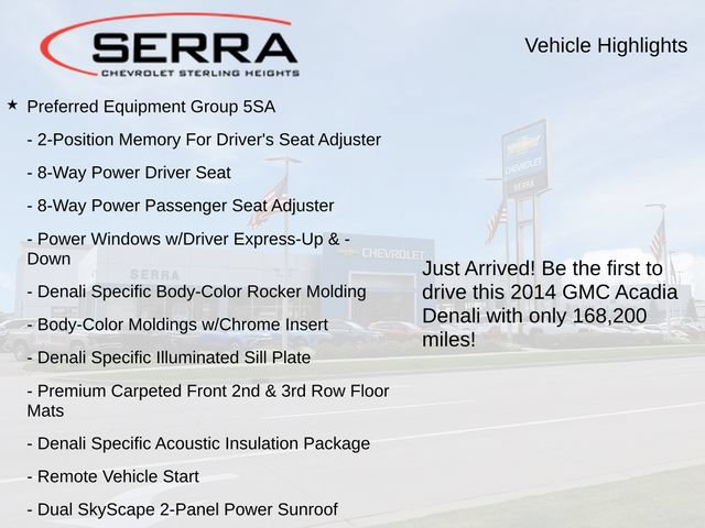 Used 2014 GMC Acadia Denali AWD/4WD image 3
