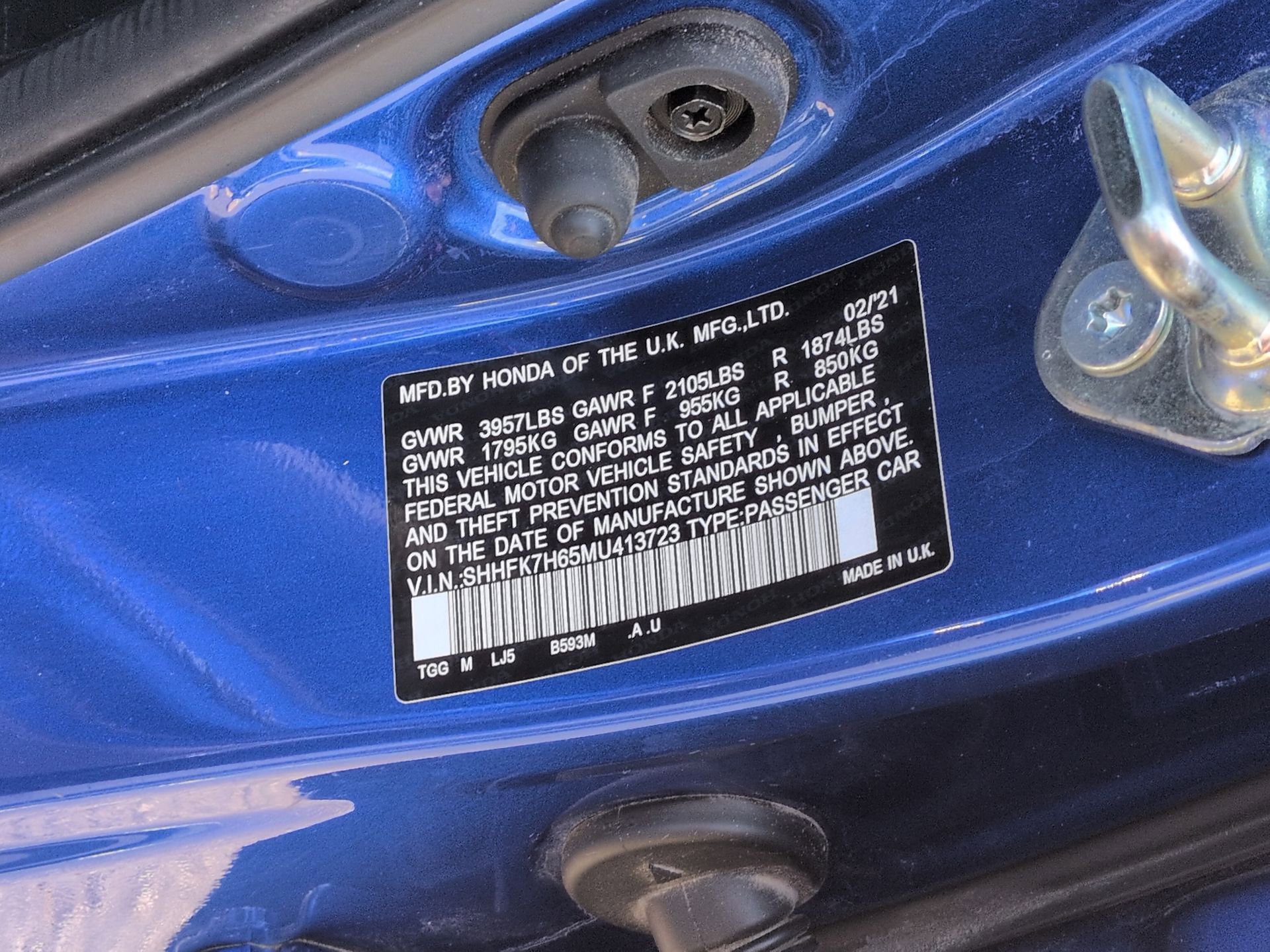 Used 2021 Honda Civic EX image 33