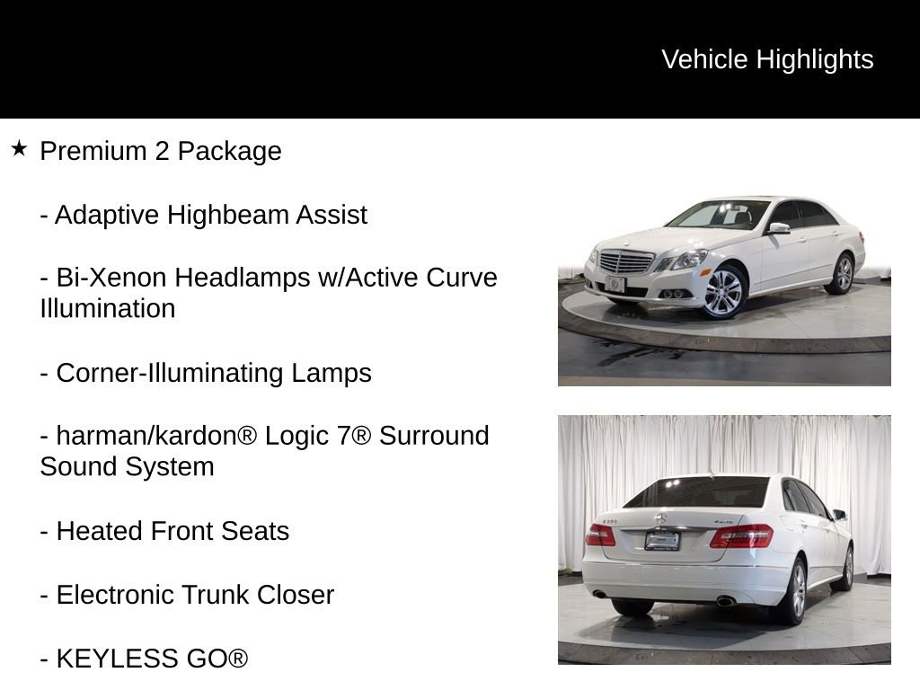 Used 2011 Mercedes-Benz E 350 4MATIC Sedan image 12