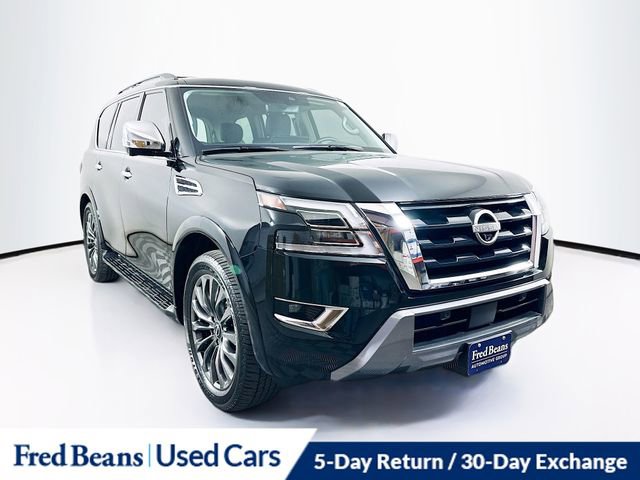 Used 2024 Nissan Armada Platinum w/ Captain's Chairs Package AWD/4WD image 1