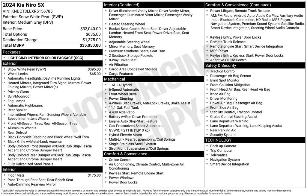 Used 2024 Kia Niro SX image 2