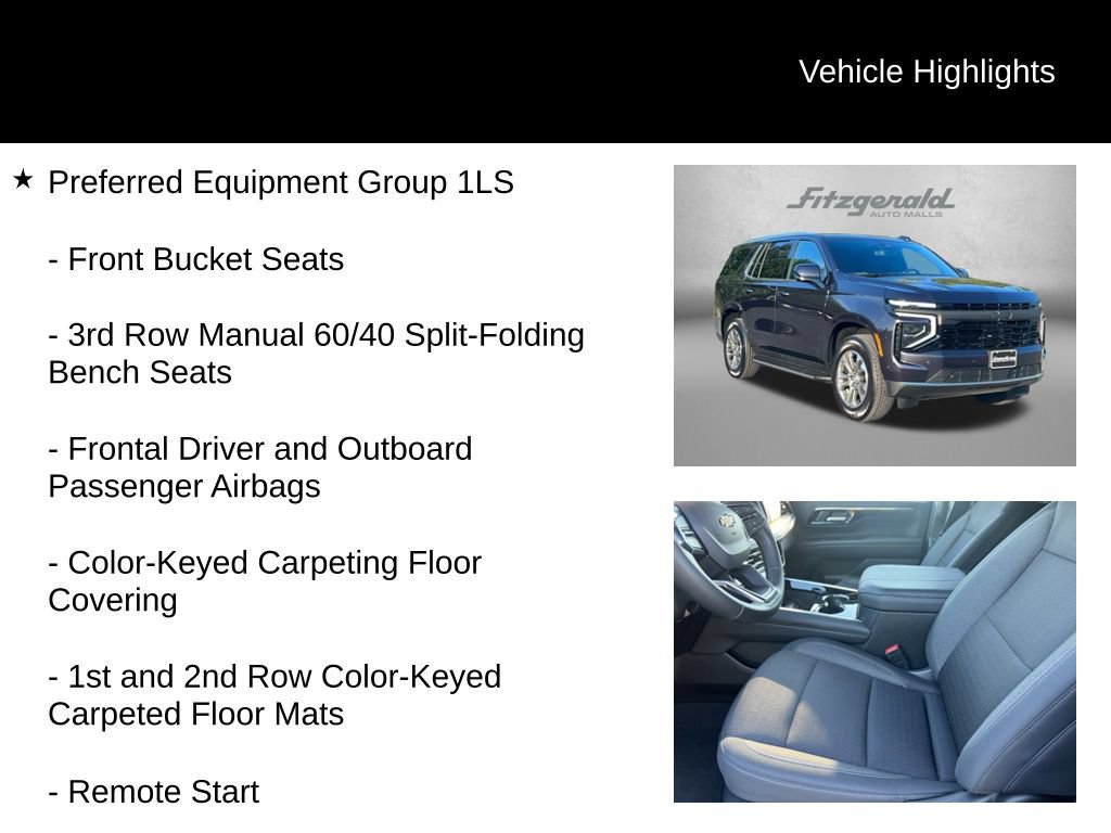 Used 2025 Chevrolet Tahoe LS AWD/4WD image 9