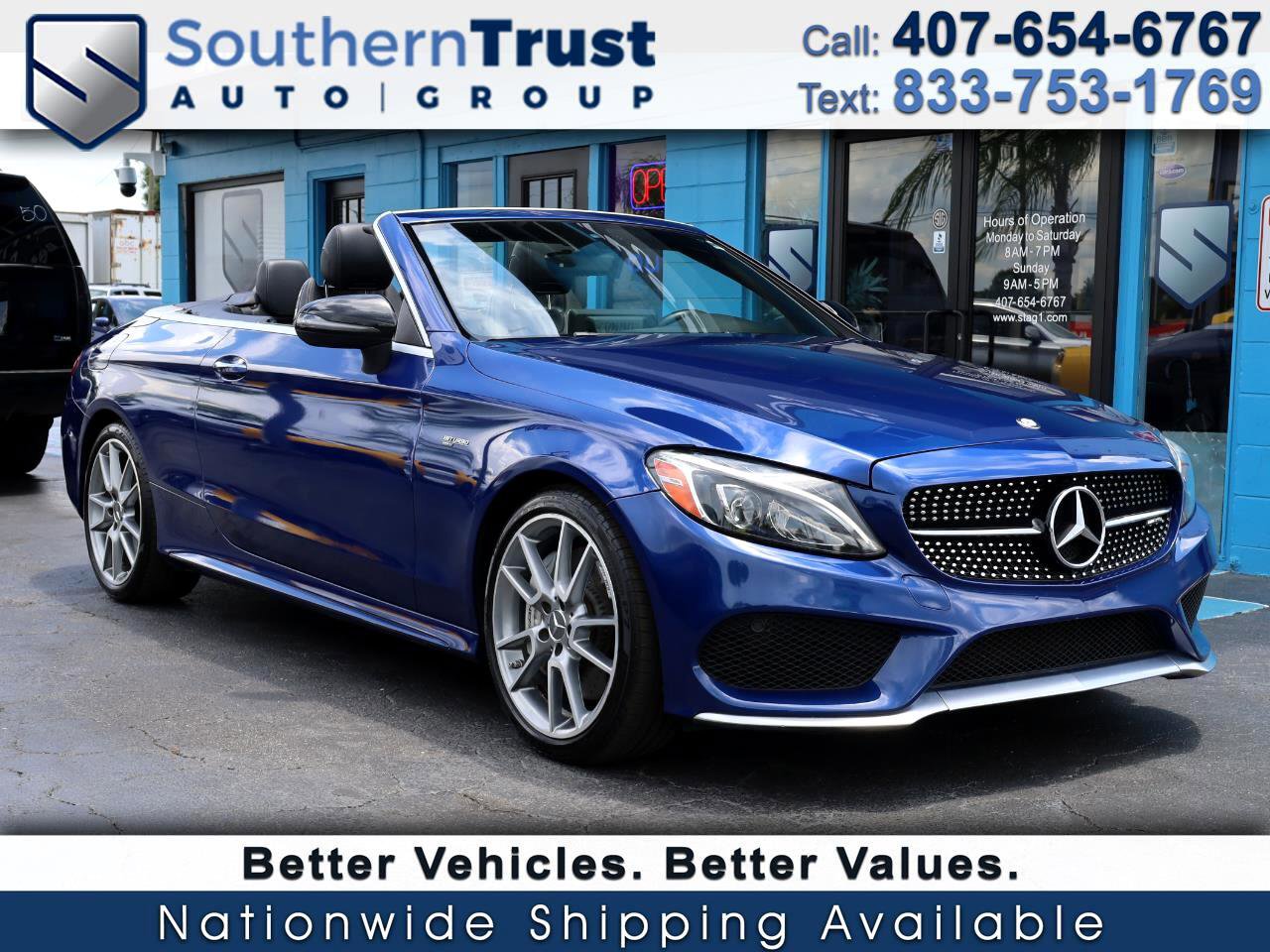 Used 2017 Mercedes-Benz C 43 AMG 4MATIC Cabriolet w/ Premium 2 Package