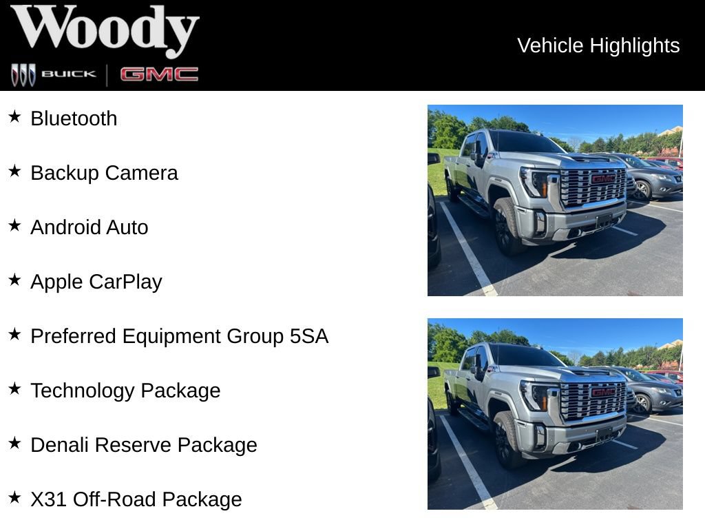 Used 2024 GMC Sierra 2500 Denali w/ Denali Reserve Package AWD/4WD image 3