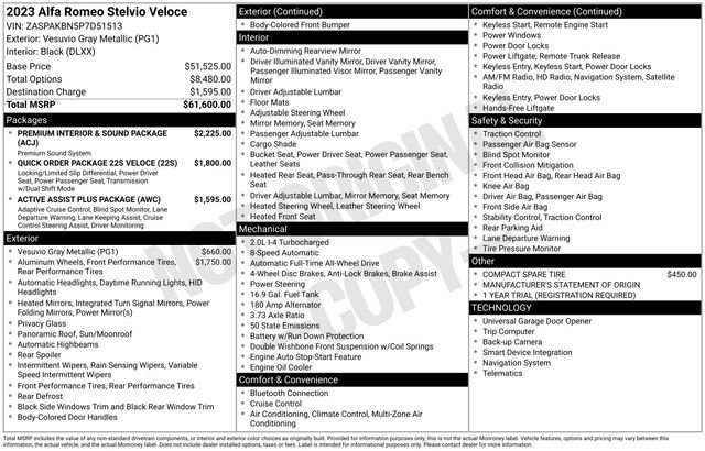 Used 2023 Alfa Romeo Stelvio Veloce image 10