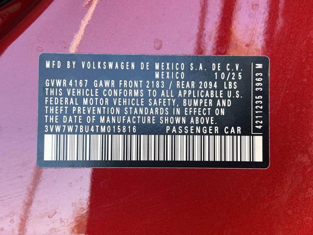 New 2026 Volkswagen Jetta SE image 26