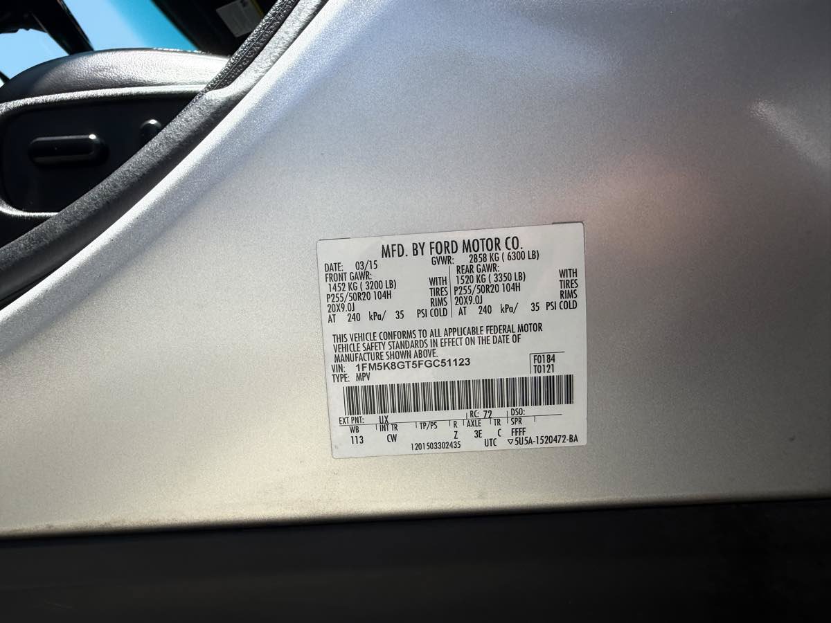 Used 2015 Ford Explorer Sport w/ Equipment Group 401A AWD/4WD image 14
