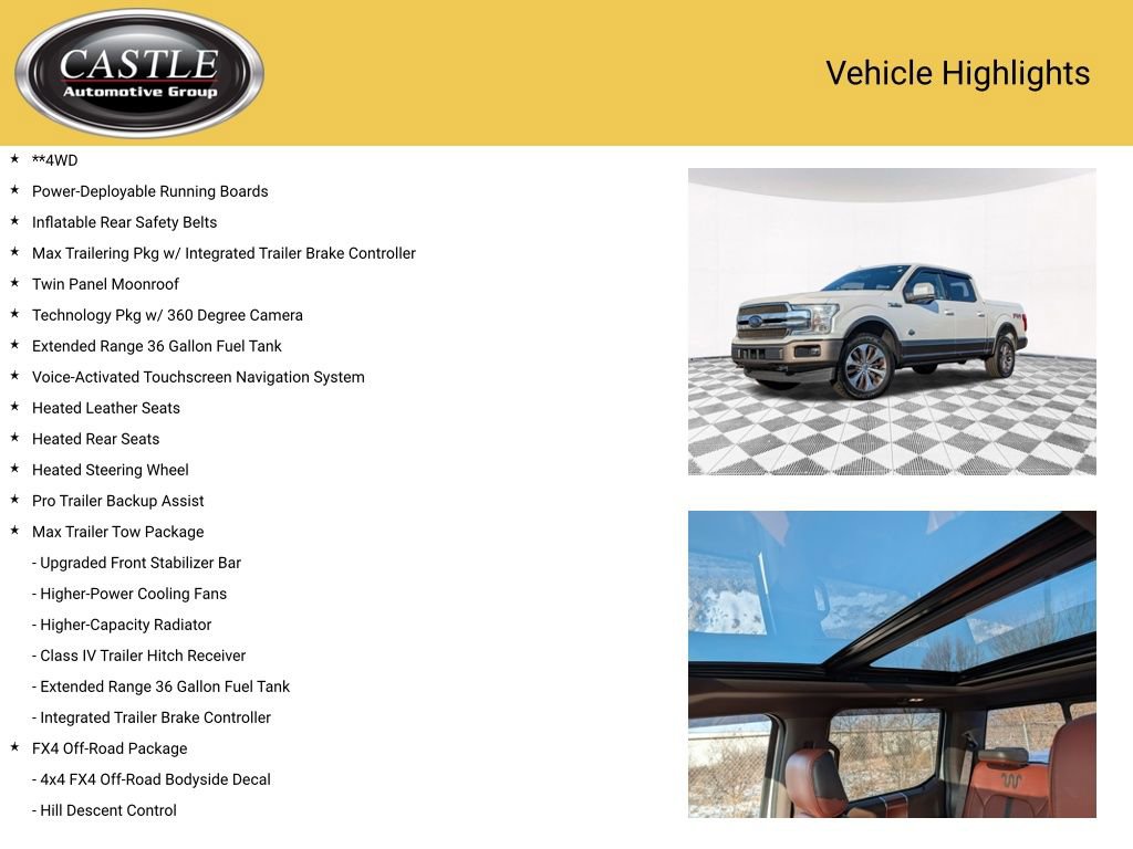 Used 2018 Ford F150 King Ranch w/ Equipment Group 601A Luxury image 4