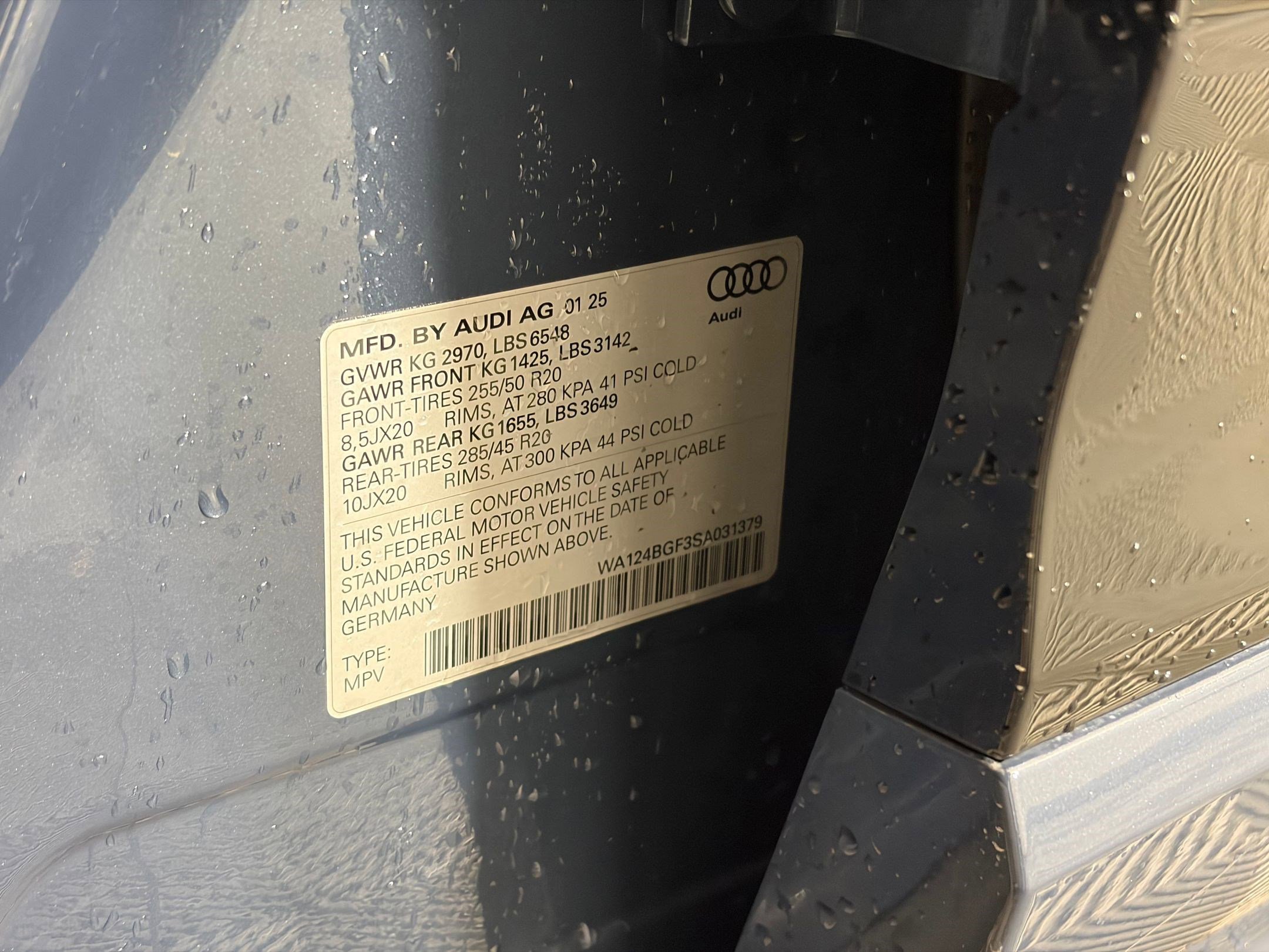 Certified 2025 Audi Q6 e-tron Premium Plus w/ Premium Plus image 20