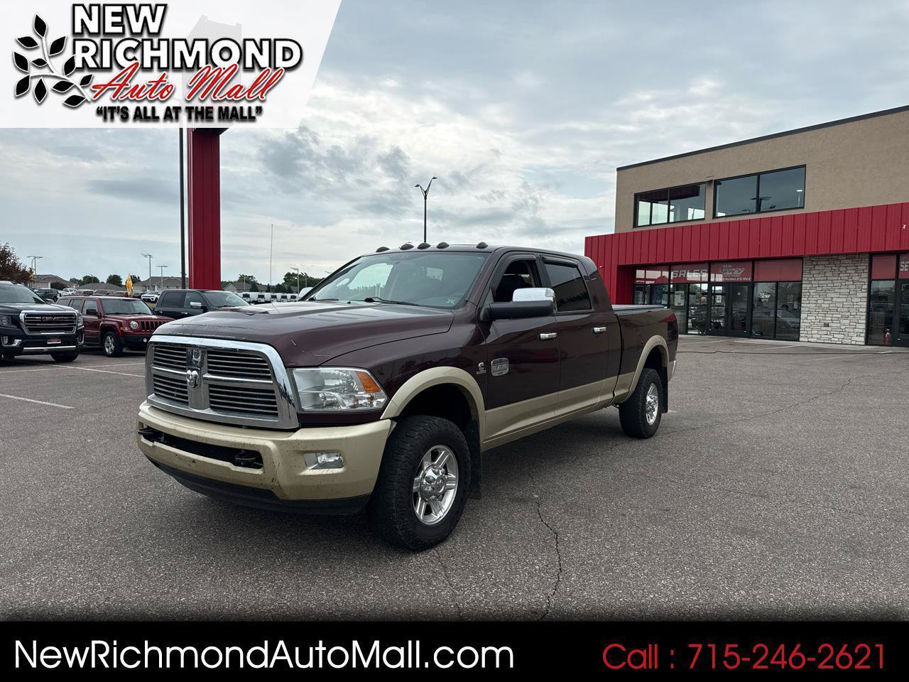 Used 2012 RAM 3500 Laramie Longhorn w/ HD Snow Plow Prep Group