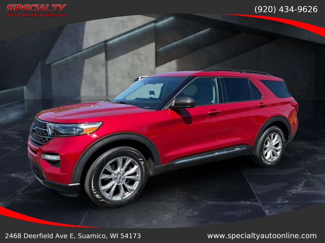Used 2021 Ford Explorer XLT w/ Equipment Group 202A AWD/4WD image 7