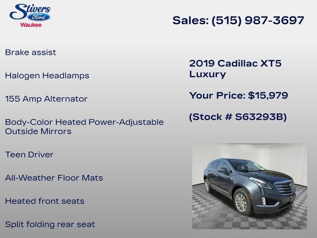 Used 2019 Cadillac XT5 Luxury AWD/4WD image 22