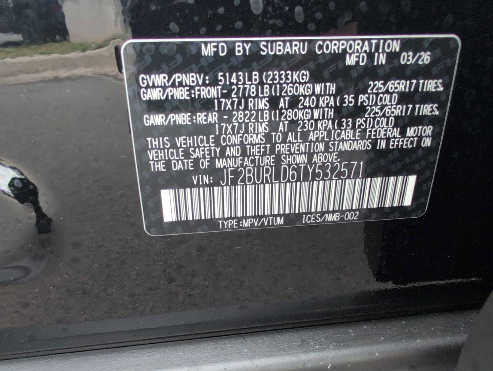 New 2026 Subaru Outback Wilderness AWD/4WD image 34