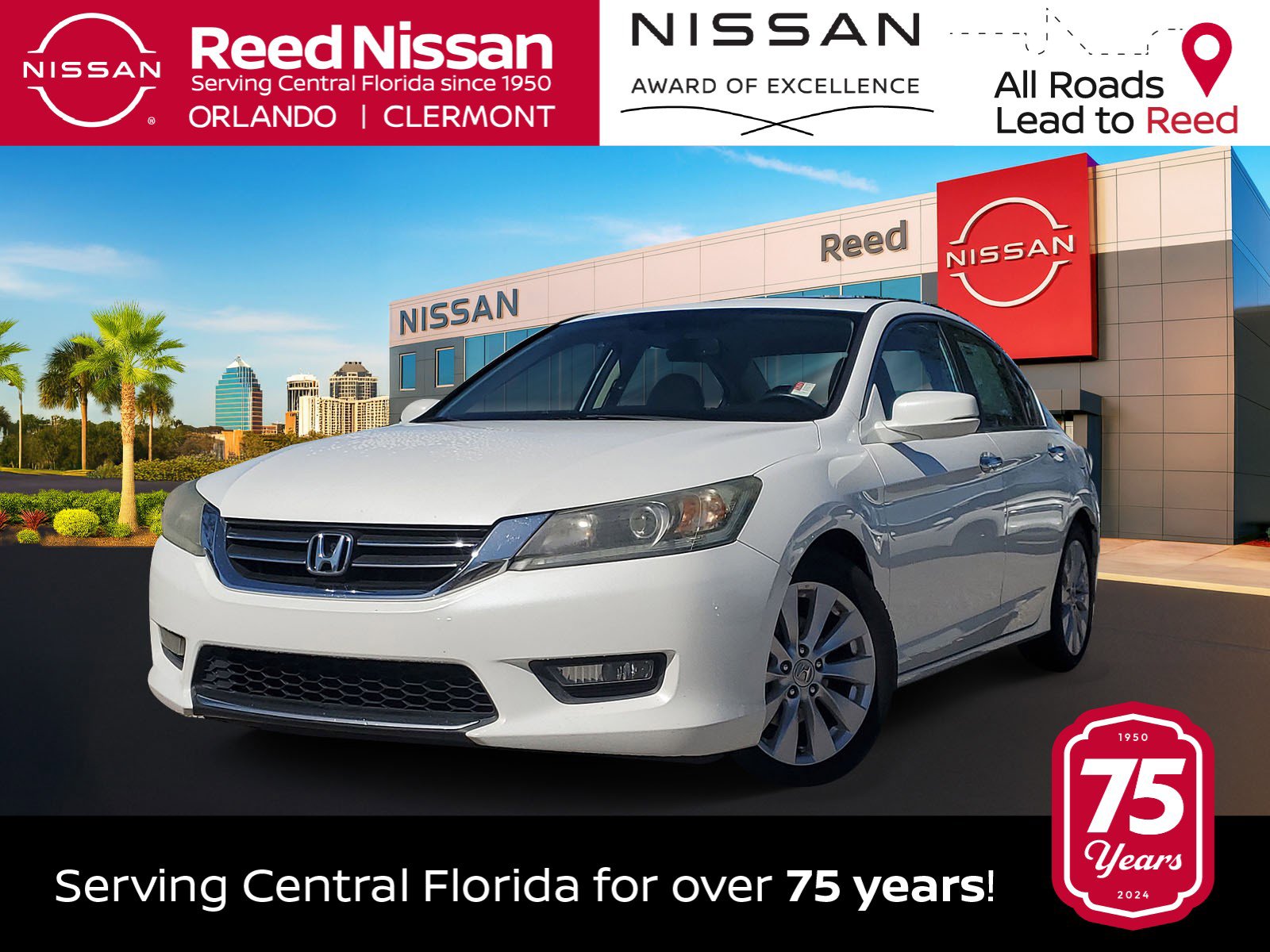 Used 2014 Honda Accord EX-L image 1