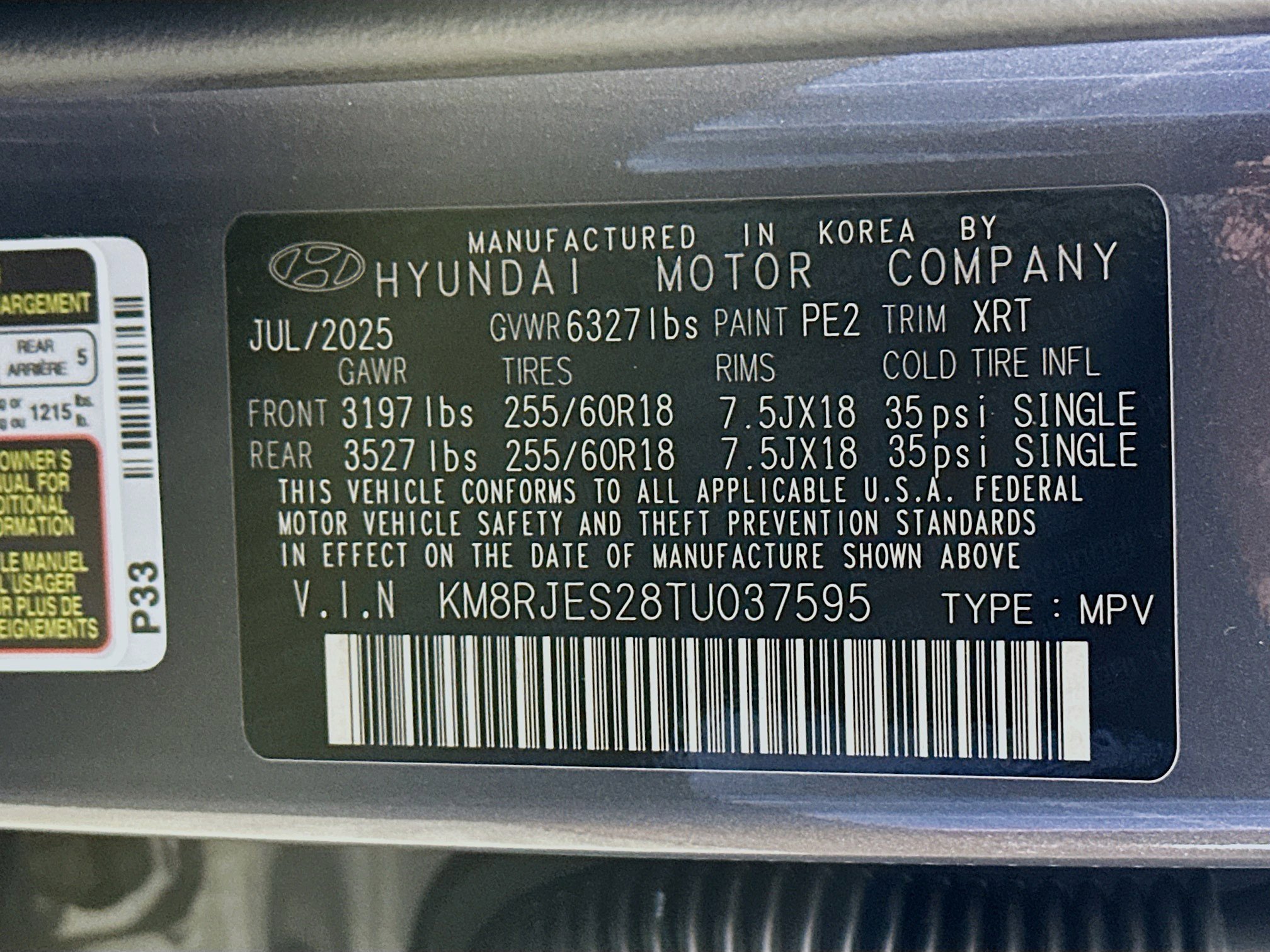 New 2026 Hyundai Palisade XRT Pro image 33