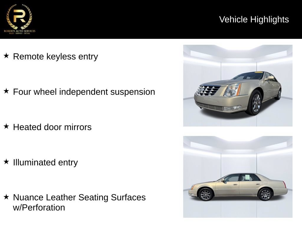 Used 2008 Cadillac DTS w/ Sun And Sound Package FWD image 10
