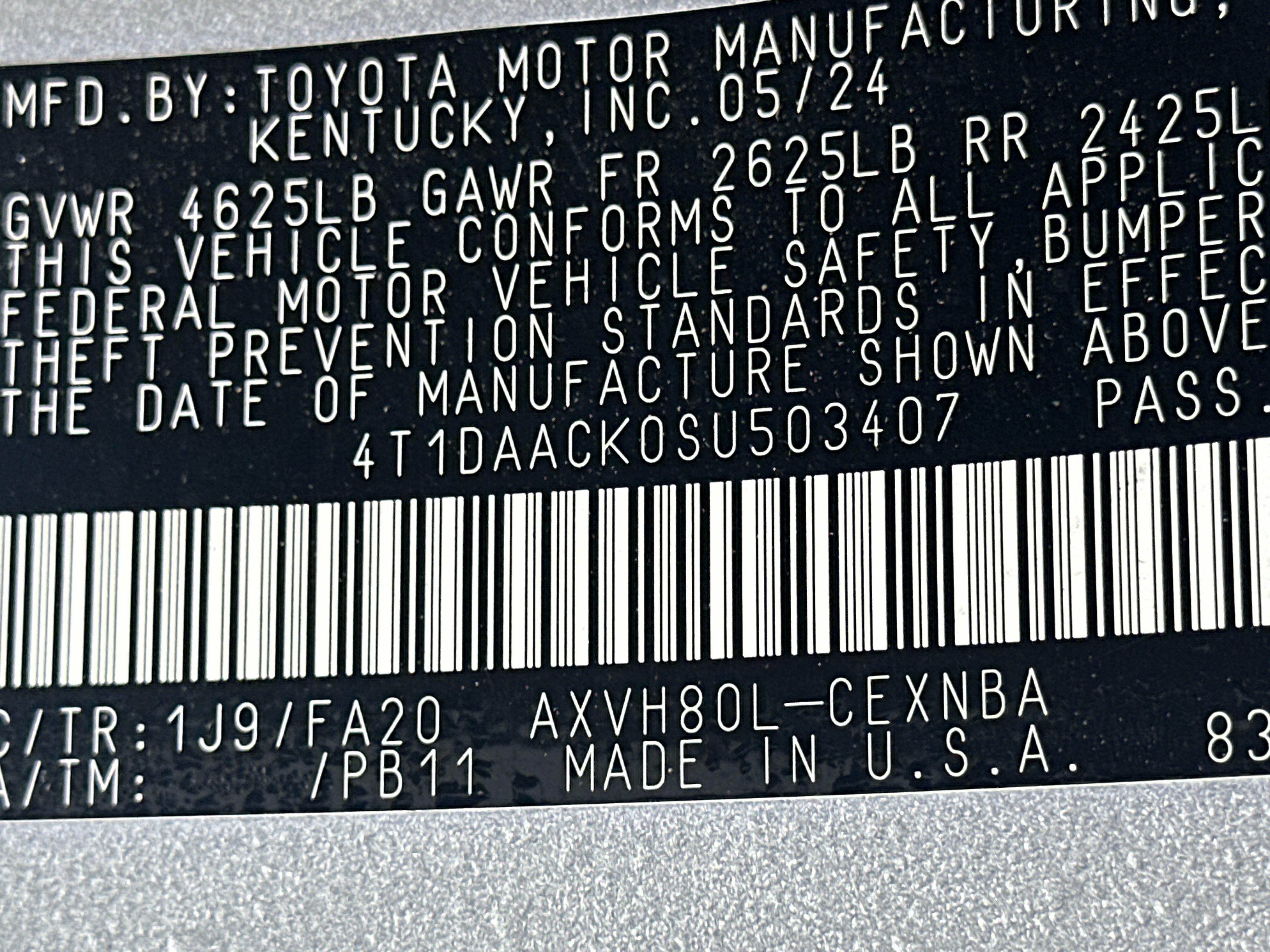 Used 2025 Toyota Camry LE FWD image 31