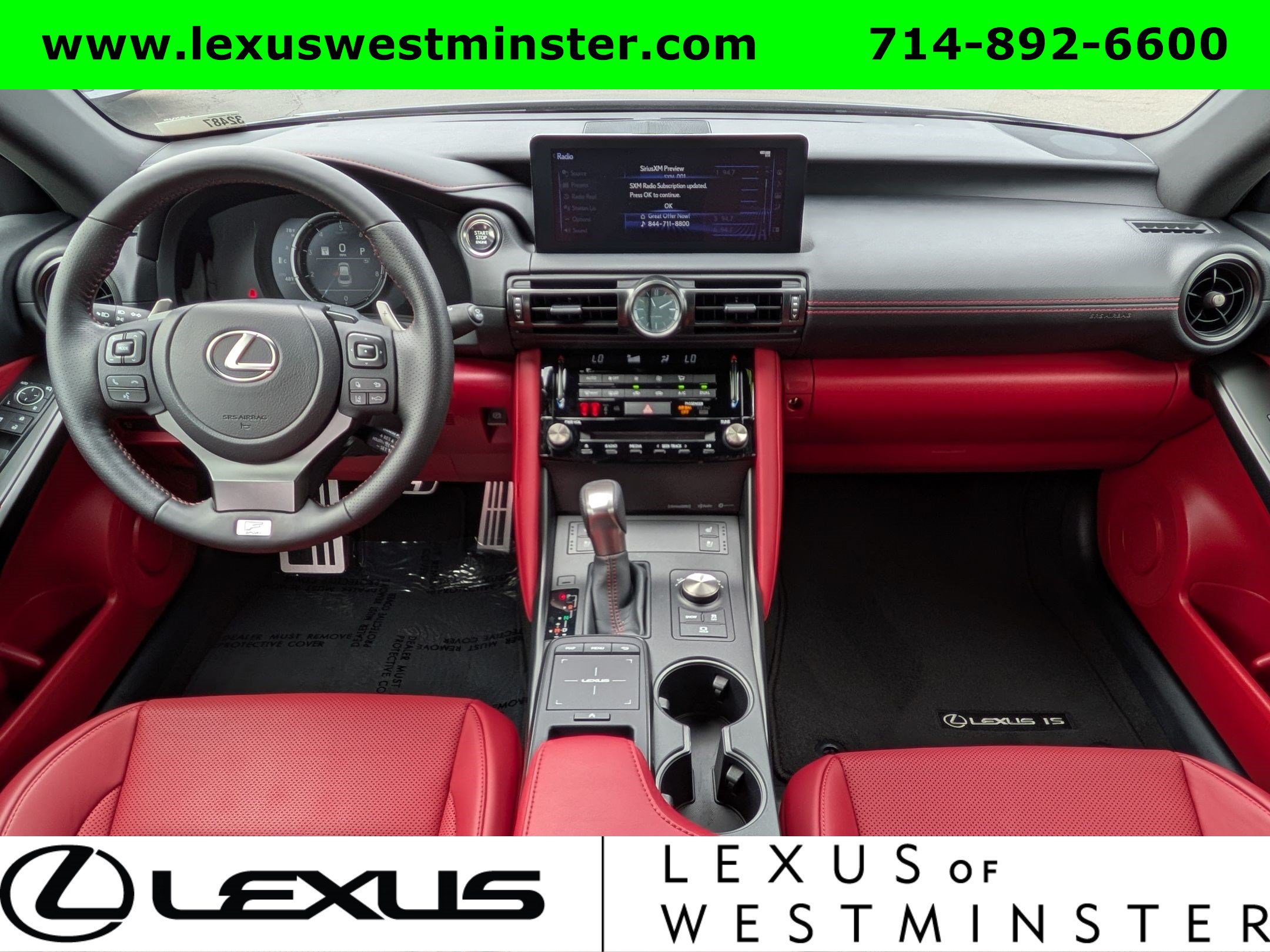 Certified 2025 Lexus IS 350 F Sport w/ Navigation Package RWD image 15
