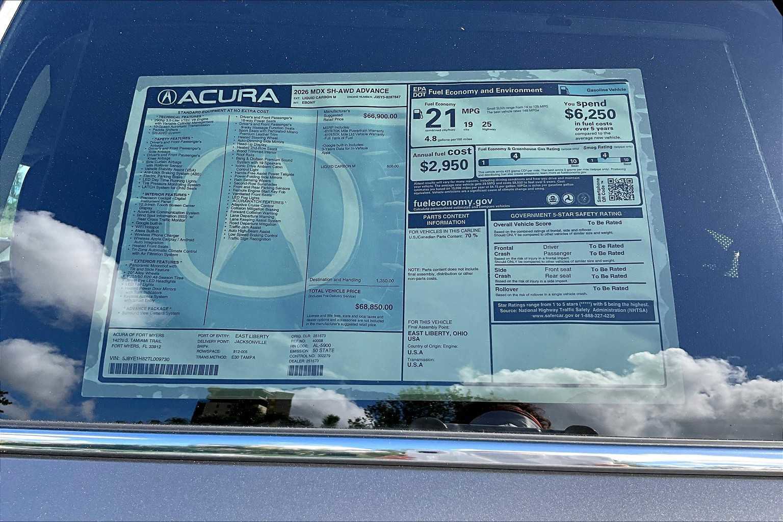 New 2026 Acura MDX SH-AWD w/ Advance Package image 22