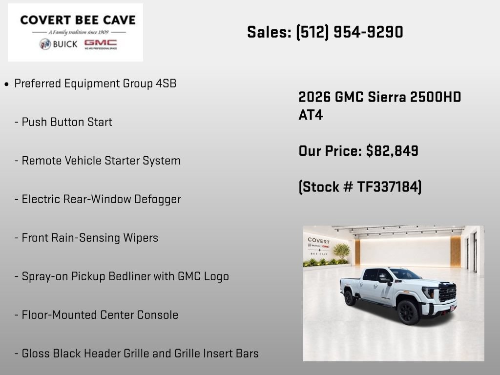 New 2026 GMC Sierra 2500 AT4 w/ AT4 Premium Plus Package AWD/4WD image 13