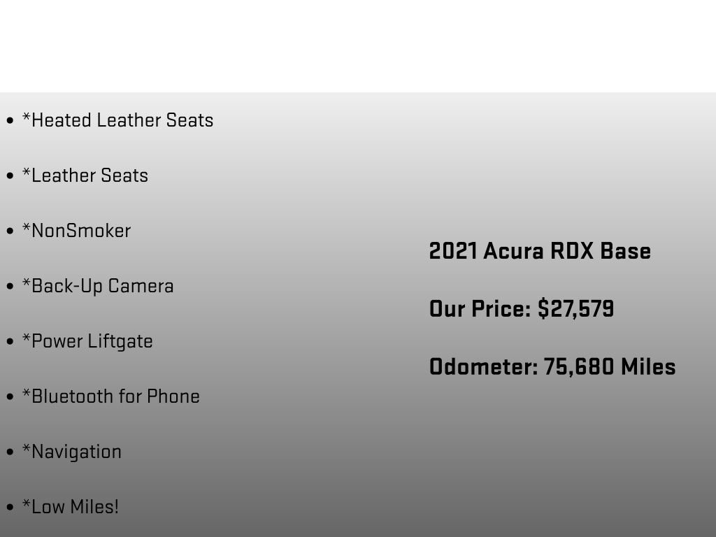 Used 2021 Acura RDX w/ Technology Package AWD/4WD image 6