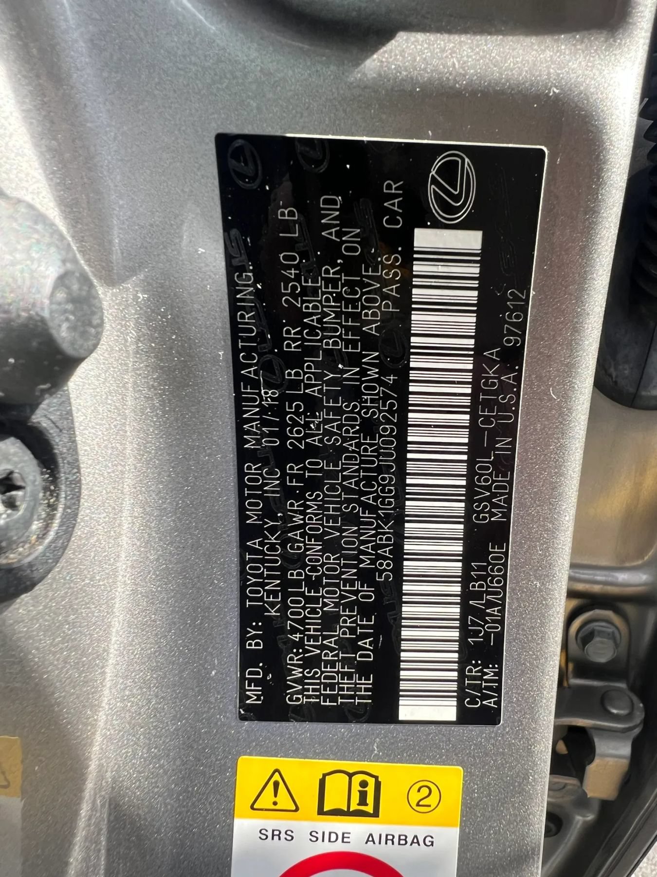 Used 2018 Lexus ES 350 w/ Luxury Package w/Wood Trim FWD image 32