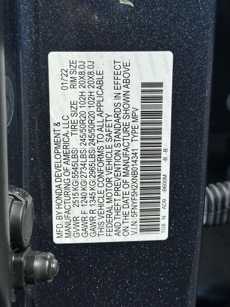 Certified 2022 Honda Pilot Special Edition image 31