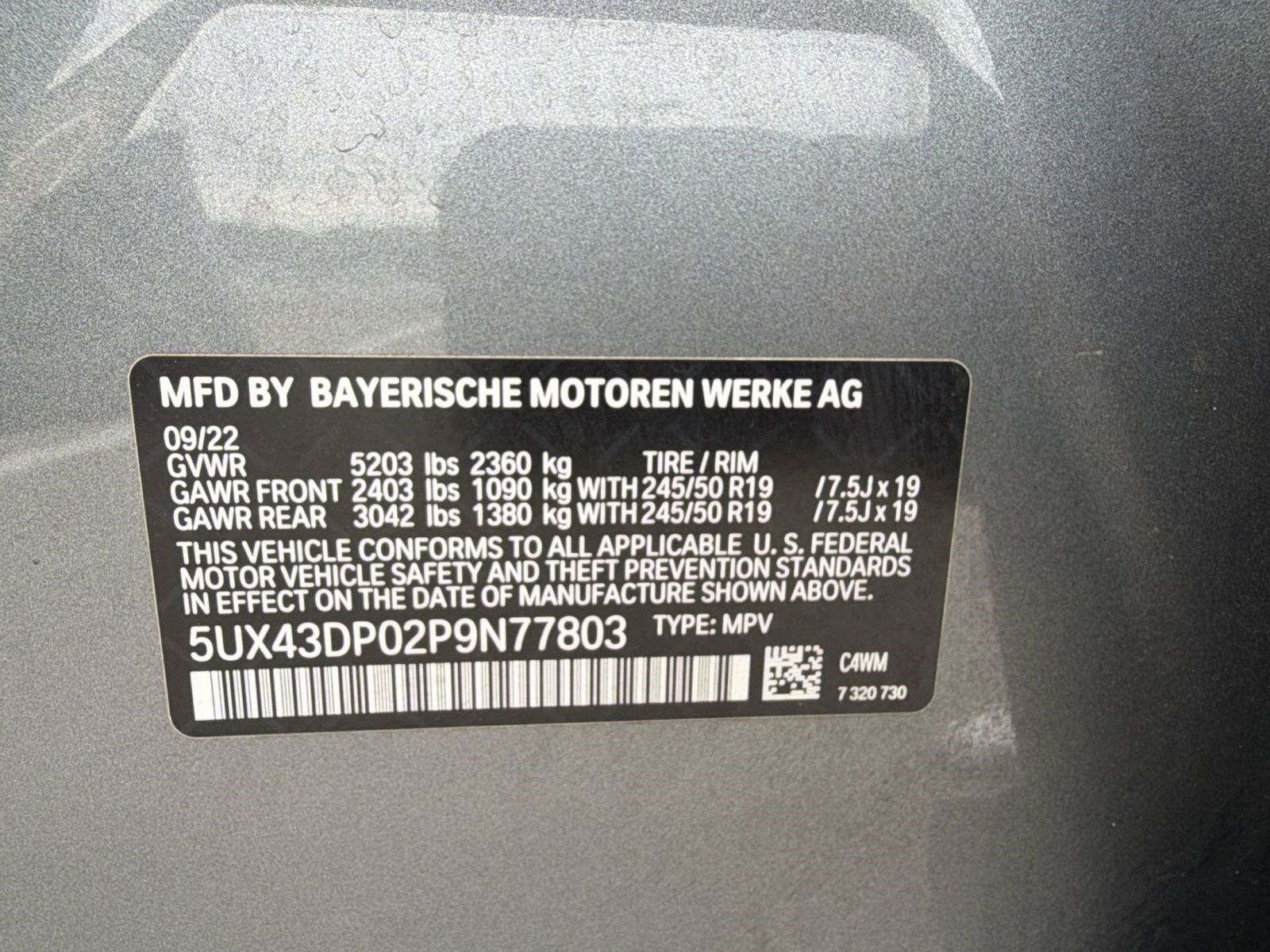 Certified 2023 BMW X3 sDrive30i w/ Convenience Package RWD image 19